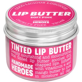 Handmade Heroes Bálsamo Labial Con Color 100 Natural, Mascarilla Labial Nocturna, Hidratante Y Acondicionador Labial Sin Derivados Del Petróleo Para  