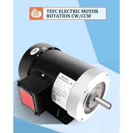 1.5HP General Electric Motor, Three Phase General Motor, 5/8"Shaft Diameter 2 Pole, 60HZ, 3450RPM, 230/460V