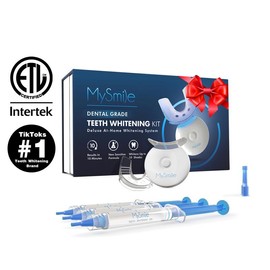 MySmile Original Teeth Whitening Kit with 5x LED Light, 18% Carbamide Peroxide Oral Care MothersDay Gift TikTok Shop Deals