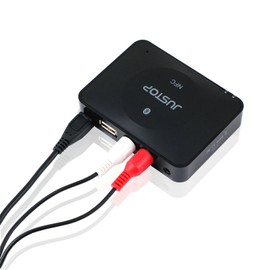 JUSTOP Bluetooth Stereo Audio Receiver, Universal Music Adapter For Speakers/Car stereo/Music Sound System (BNR010)
