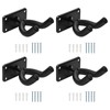 Coolrunner Skateboard Wall Hanger, 4 Pack Skateboard Wall Mount for