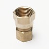 LTWFITTING Brass 1/2-Inch OD x 1/2-Inch Female NPT Compression Connector