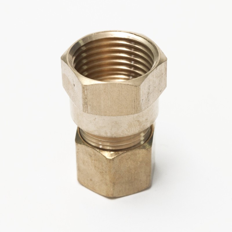LTWFITTING Brass 1/2-Inch OD x 1/2-Inch Female NPT Compression Connector