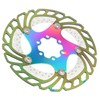 Mountain Bike TitaniumPlated Cooling Disc Brake Rotor 6 Nails Cycling