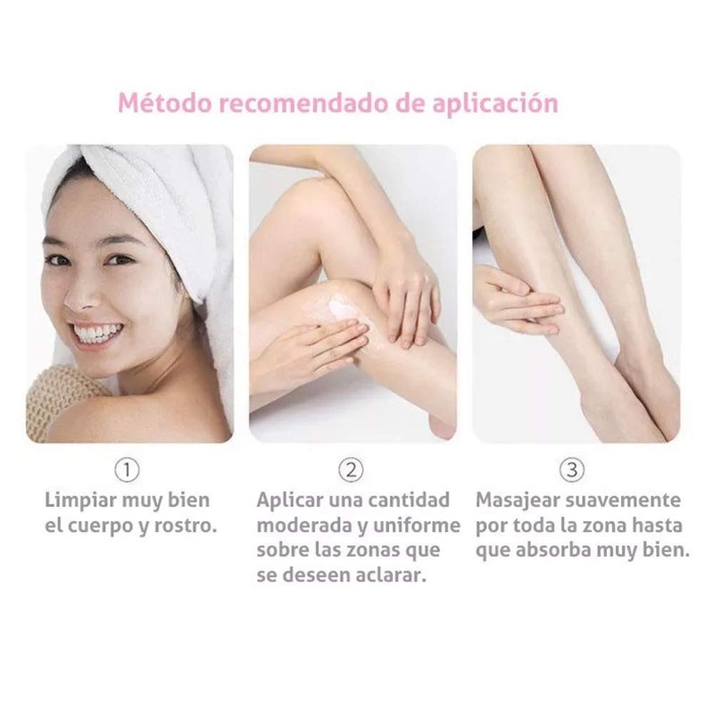 Crema Aclaradora Aichun Aclara Axilas Codos Rodillas y Zonas Íntimas