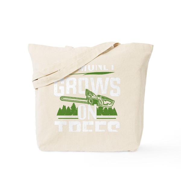 CafePress Woodworker My Money Grows On Trees Reusable Natural Beige