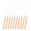 QFGasre 10 Pcs Hair Extension Loops Needle Threader Wire Pulling