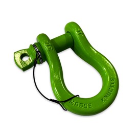 Moose Knuckle Offroad B'oh Spin Pin 3/4” Recovery Shackle | 10,000 lbs Capacity - High-Strength Carbon Steel with 7/8" Pin Recovery Gear Towing Accessories - Pin Style : Screw, Sublime Green