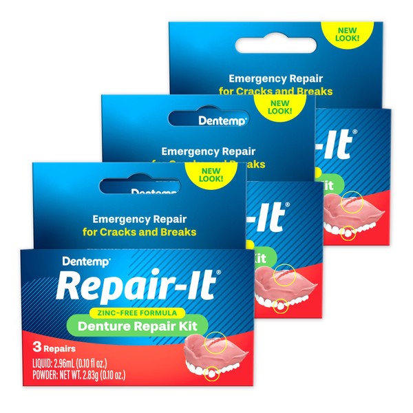 Dentemp Repair Kit - Repair-It Advanced Formula Denture Repair Kit