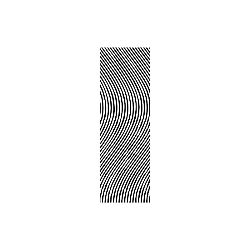 Rolling Mill Pattern, Making Waves (2.4” X 7”) by RMR