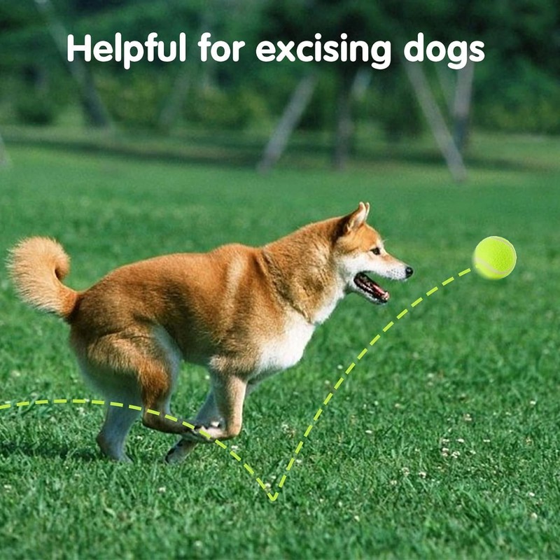 MEKAPLE Mini Tennis Ball 12 Pack for Pet Playing Fecth,