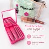 Kit De Maquillaje 2 Cosmetiquera Brochas Sombras Gloss Blush