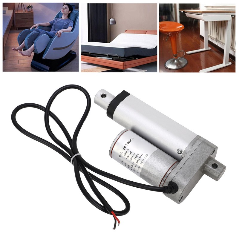 Electric Linear Actuator Aluminum Alloy 50mm Stroke Linear Motion Actuator