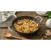 Le Creuset Essential Non-stick Ceramic Shallow Braiser with Glass Lid,