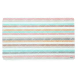 Kesper 31254 Decorative Breakfast Board with Stripes, Melamine, Square, 23.5 x 14.5 x 0.4 cm, Multi-Coloured (Pack of 5)