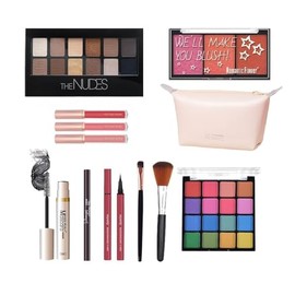 Kit Maquillaje para Mujer, Set de Maquillaje para Mujer que Incluye Paleta de Sombras de Ojos, Juego de Brillo de Labios, Incluye Juego de Brochas de 