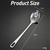 Slotted Spoon Stainless Steel Cooking Spoon Kitchen Serving Spoons, 12.8inch/32.5cm