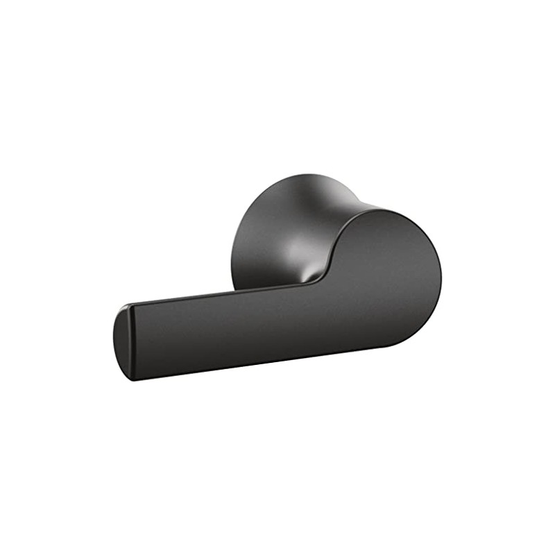 Moen Doux Matte Black 4.25" Brass Decorative Toilet Tank Flush
