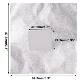 YuGtcen 150pcs Nail Remover Foil Wraps, Foil Nail Wraps Foil Wraps For Nail Removal for Acrylic/UV/Gel Polish Soak off Foils for Nails, with Pre-attached Lint Free Pad (150pcs)