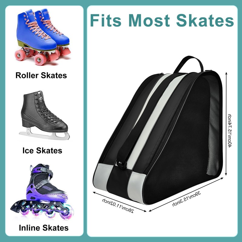 YBCCBY Roller Skate Bag, Oxford Cloth Ice Skate Storage Bag