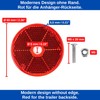 4 Pack Red Round Reflectors Screw On Diameter 60mm Diameter
