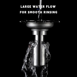 QruiLanTu Odor Proof Floor Drain，Shower Floor Drain Backflow Preventer，304Stainless Steel Drain Filter，Prevent Backflow, Prevent Anti-Odor Dispersion in Bathroom and Kitchen(Depth 2.2'')