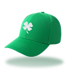 Oeyliz St Patrick's Day Hat for Men Women Shamrock Green Baseball Cap Adjustable St Patricks Day Outfit Hat