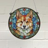 Shiba Inu Stained Glass Effect Suncatcher Gift for Dog Lovers