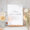Manta Makes Wedding signs for reception, to have and to