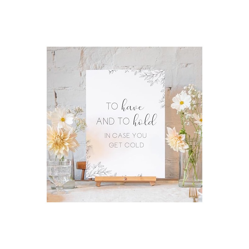 Manta Makes Wedding signs for reception, to have and to