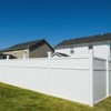 Sasylvia 2 Pcs Vinyl Fence Post Caps White PVC England