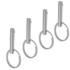 Pack of 4) with Safety Ball 8 mm A2 Stainless