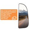 Senzeal Passenger Side Lower Mirror Glass Replacement for Dodge Ram