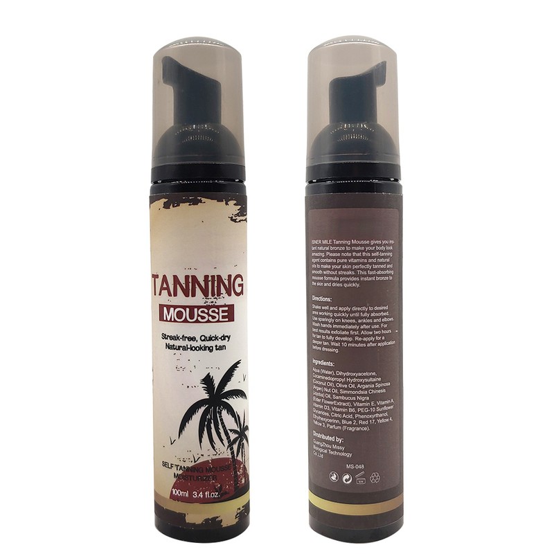 100ml Self Tanner Longlasting Moisturizing Sunless Tanning Lotion Body Cream