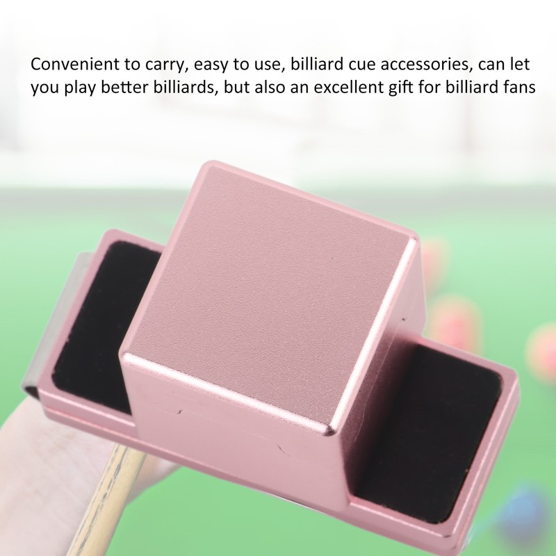 Small Billiard Cue Chalk Holder Magnetic Pool Table Stick Chalk