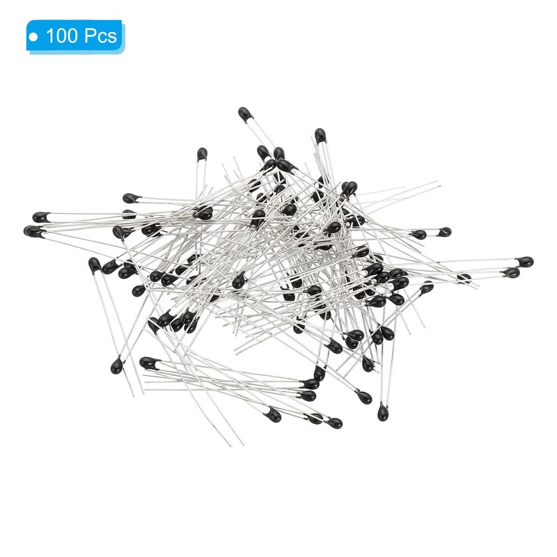 PATIKIL NTC Thermistors Resistors 100 Pieces 10K Ohm MF52-103 5%