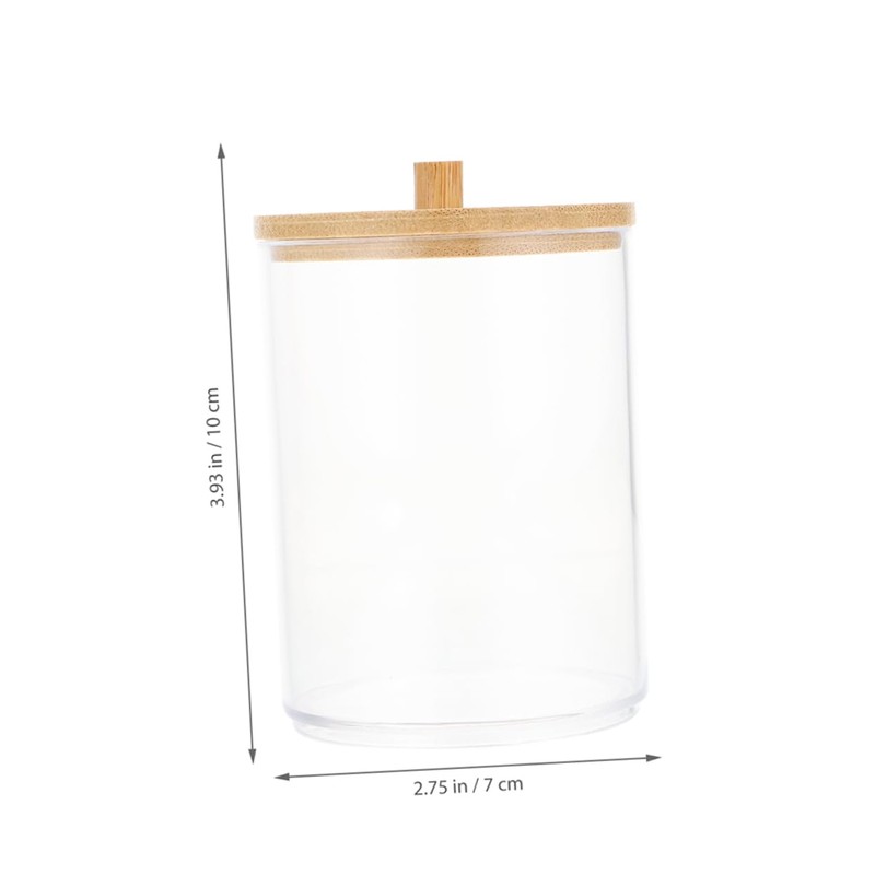NOLITOY Cotton Pad Holder Box Set Acrylic Swab Storage Case