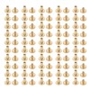 50 Set Leather Fasteners Kit Rivets for Binding Belt Strap