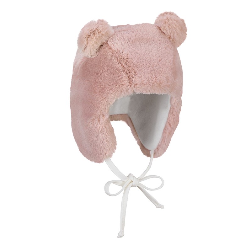 Sterntaler Baby Girls’ Peruvian Hat, Bomber Hat (Inka-mütze) - pink,