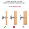 MengH-SHOP Cabinet Knob Round Door Knobs 30mm Mushroom Shape Pull