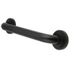 Kingston Brass DR414165 Designer Trimscape Manhattan Decor 16-Inch Grab Bar