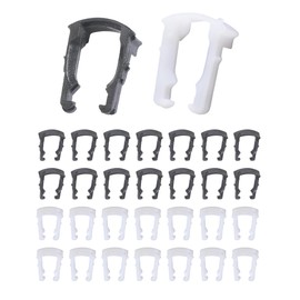 SCUARI 30PCS 3/8" 5/16" Fuel Line Clips,Car Accessories Car Clips,Automotive Clips Fuel Line Retainer Clip,Fuel Line Quick Disconnect Retaining Clip Set Replacement,Replace #2F1Z9A317BA 2F1Z9A317AA