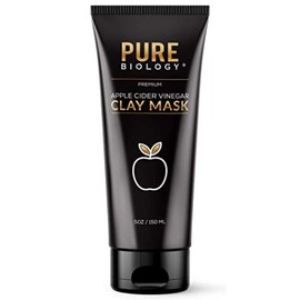 Pure Biology Clay Face Mask – Apple Cider Vinegar, Bentonite Clay 5 Ounce