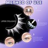 White Lashes with Bottom Lashes, Wispy Manga Colored Eyelash Strip