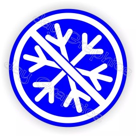 Unbranded/Generic 3pcs NO SNOWFLAKES Funny Hard Hat Stickers Anti Liberal Helmet Decals USA -Blue