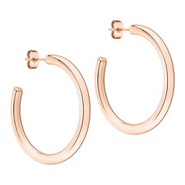 LIEBESKIND Hoop Earrings LJ-0902-E-40 IP Rose Gold, Stainless Steel, none