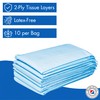 Henry Schein Disposable Underpads, 30x36 – Light Absorbency, 2-Ply Tissue,