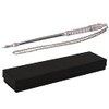 Zion Judaica Silver Plated Yad 8" Torah Pointer with Pink