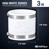Fernco 1056-33 3-in. Flexible PVC Pipe Coupling for Cast Iron