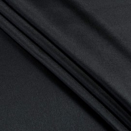 VDS Black Satin Fabric, 10 Yards Continuous, 45” Wide, Wedding Party Decoration Charmeuse Silky Sateen Bridal Dress DIY Crafts Fashion Scarf Costumes Lining Sewing Backdrop Arch Cloth